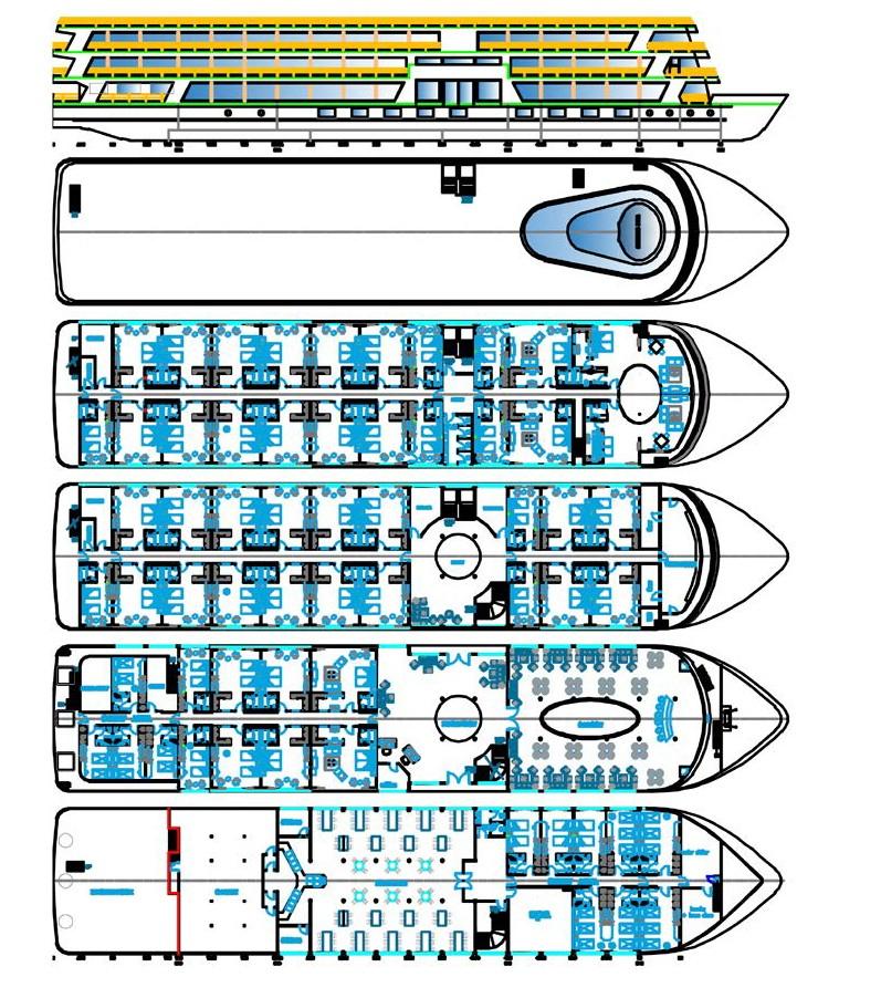 MS Amwaj Living Stone deck plan MS Amwaj Living Stone deck plan